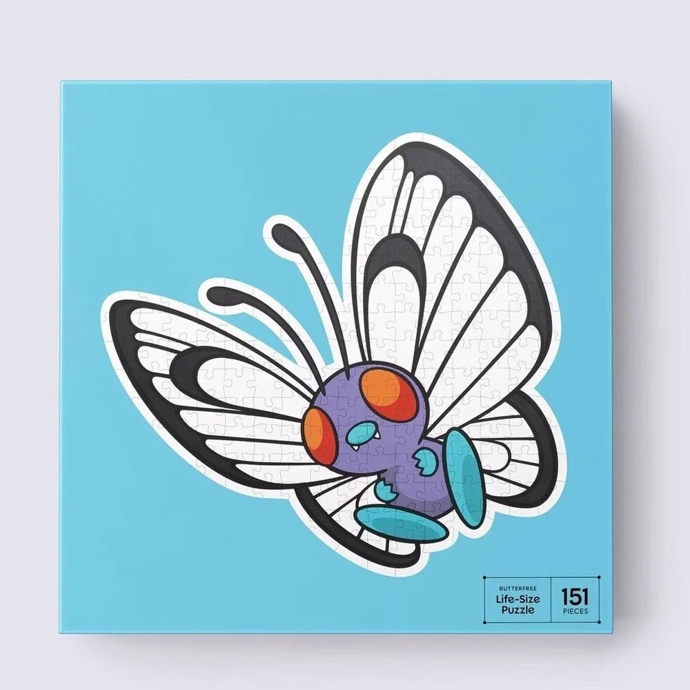 Pokemon Butterfree Jigsaw Puzzle Kids OS Purple New 151pc Target